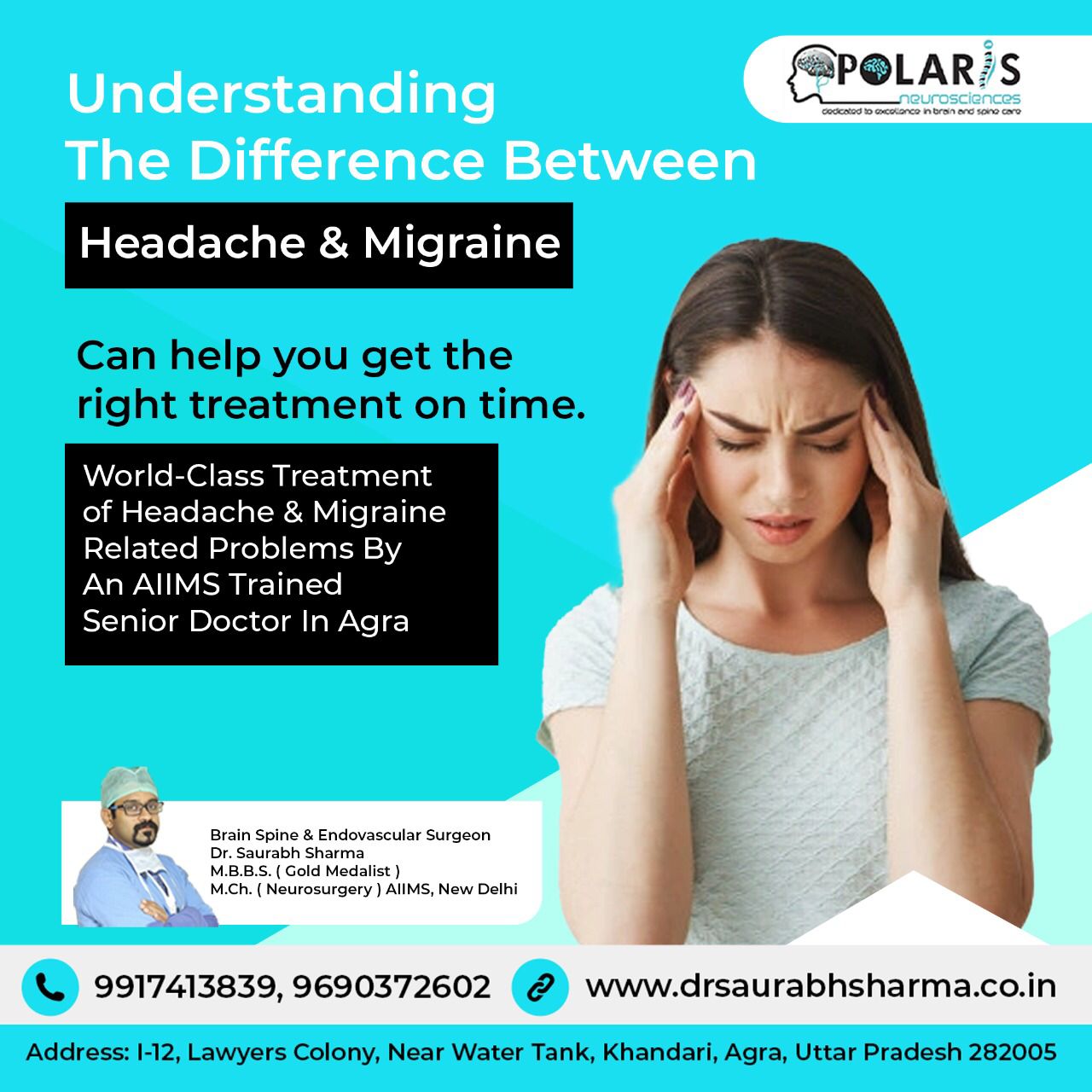 Difference Between Headache & Migraine | Best Headache & Migraine Doctor In Agra